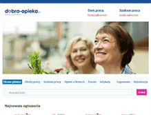 Tablet Screenshot of dobra-opieka.pl